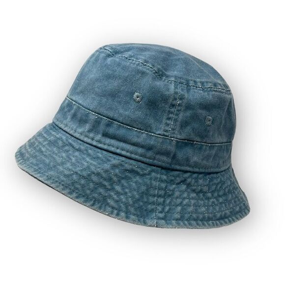 Urban Outfitters Distressed Blue Bucket Hat Cap Unisex OSFM - Picture 1 of 9